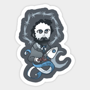 Jules Verne Sticker